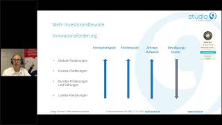 Live-Webinar: Innovationsförderung bezahlt Mitarbeiter