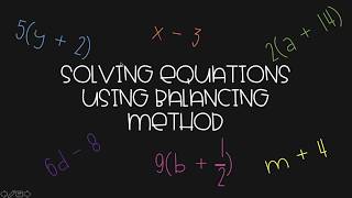 Solving equations using the Balancing Method