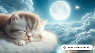 【睡眠音楽】たった10分で超熟睡！癒しの猫と心地よい音楽♪で快眠を手に入れよう！