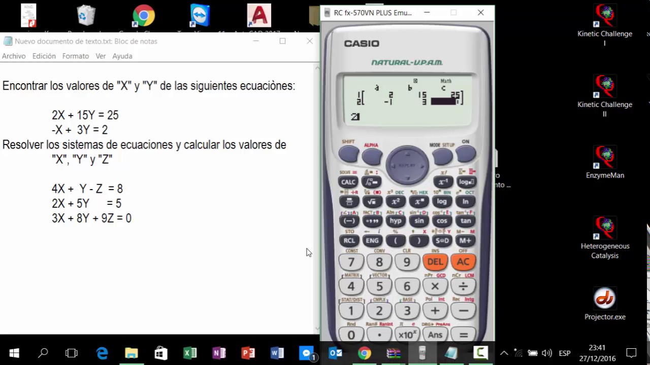 Calculadora Para Sistemas De Ecuaciones Lineales - Fucio