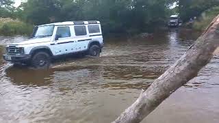 Ineos Grenadier, Land Rover Defender \u0026 Discovery 2 | Corwen carwash | Pt.1 | Ford crossing!