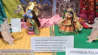 Radha krishna Rukmini Dwadashi special Iskcon style shringar.| Yugal Sarkar #shringar #iskcon