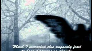 The Raven - narrated by James Earl Jones, Music Moonlight Sonata subtitles