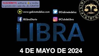 Horóscopo Diario - Libra - 4 de Mayo de 2024.