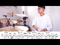 曲肖冰 太陽『動態鼓譜』 drum sheet cover