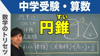 【円錐（すい）】中学受験 中学入試 算数 解説