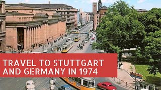 Travel to Stuttgart and Germany in 1974 Archive Footage