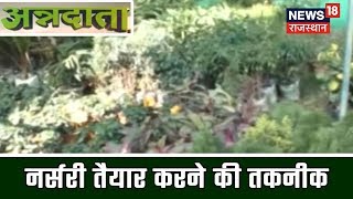 नर्सरी तैयार करने की तकनीक | Agriculture Program Annadata | May 31, 2019