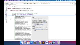 Convert String to Char Array | Java