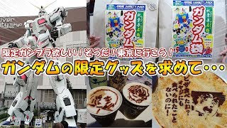 【秋葉原名物！？ガンダム福袋も！】限定ガンダムグッズを求めて東京に行ってみた！【購入したグッズ紹介！】