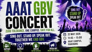 Standing Together: AAAT GBV Concert 2026 | ZERO TOLERANCE 💜