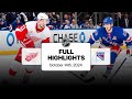 Red Wings at Rangers | October 14, 2024 | NHL Full Game Highlights