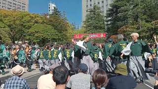 2024.10.12 総踊り 乱舞　第27回仙台みちのくYOSAKOIまつり　勾当台公園