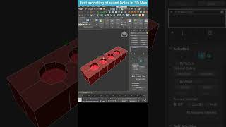 Creating Perfect Circular Holes in 3Ds Max #shorts #3dsmax #tips #holes