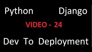 Python Django Dev To Deployment Project Based Course - Media Folder & Adding Data - Video 24 - Brad