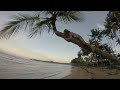 🌴 climbing to top palm tree 5 year old girl las terrenas