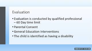 IEP 101: Parents Rights Explained and the Overview of the IEP Process