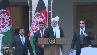 Blasts heard as Ashraf Ghani sworn in for second term as Afghan president | AFP