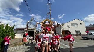 令和5年度 播州秋祭り 荒井神社 扇町 宵宮【出立ち】