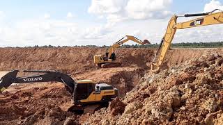 สามหนุ่มจัดเต็ม CAT313D2 GC VOLVO EC200D CAT320 GC คุยเรื่องอาชีพขับรถขุด excavator EP.7515