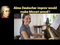 Alma Deutscher Piano improvisation