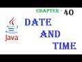 Date and time in Java - Java tutorial - w3Schools - Chapter  40   English