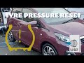 peugeot 108 tyre pressure light reset...how to reset and put air in your tyres