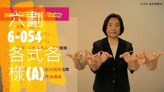 臺灣手語語料彙整【各式各樣A】6 054