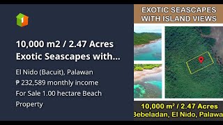 10,000 m2 / 2.47 Acres Exotic Seascapes with Island Views