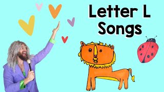 Letter L Songs, Letter L Song, Letter L, Phonics Lesson Song, Mr. B's Brain