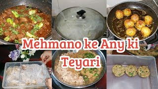 Mehmano ke Any ki Teyari|| Sara Din kitchen mn Recipes Banany|| Kabab frezz|| Koftay Banaye ||