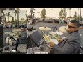 Sergio Acedo on the drums locked in the pocket