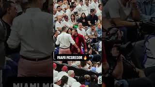 Conor McGregor at the NBA Finals 🏀🍿