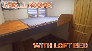 DIY Room youtube video | Small Room With Loft Bed | #JoeItYourselfAdventure