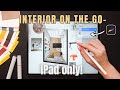 Office Makeover | Procreate Techniques for Interior Designers