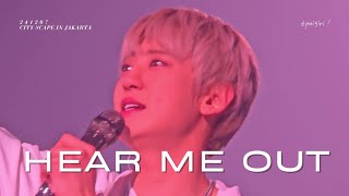 [4K] 241207 CHANYEOL Live Tour City-scape in Jakarta - HEAR ME OUT