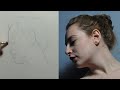 this is how to draw a profile portrait