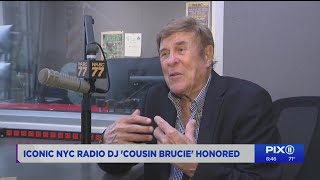 Legendary NYC radio DJ Cousin Brucie honored for decades-long career