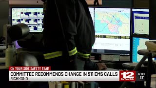 Richmond City Council committee reommends change in 911 EMS calls