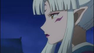 hanyo no yashahime temporada 2/ cap18 La madre de sesshomaru conoce a sus nietas.