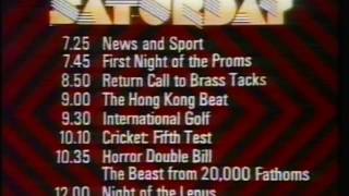 BBC2 Saturday Night 9/8/1980 (VHS Capture)