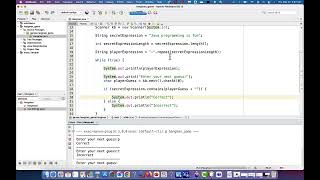 Learn Java Programming - Part 3-5: #Hangman Game: using #while loop to play more rounds of the game
