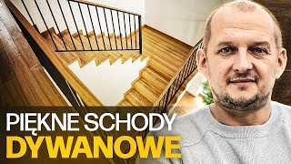 SZCZOTKOWANE SCHODY DYWANOWE! Schody DREWNIANE w nowym domu! | Sob-Drew