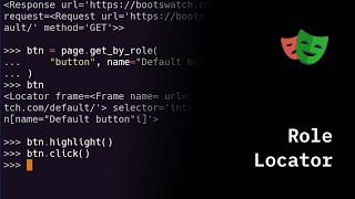 Playwright Python - Role Locator