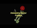 Alexandra Savior - Frankie [Lyric Video]