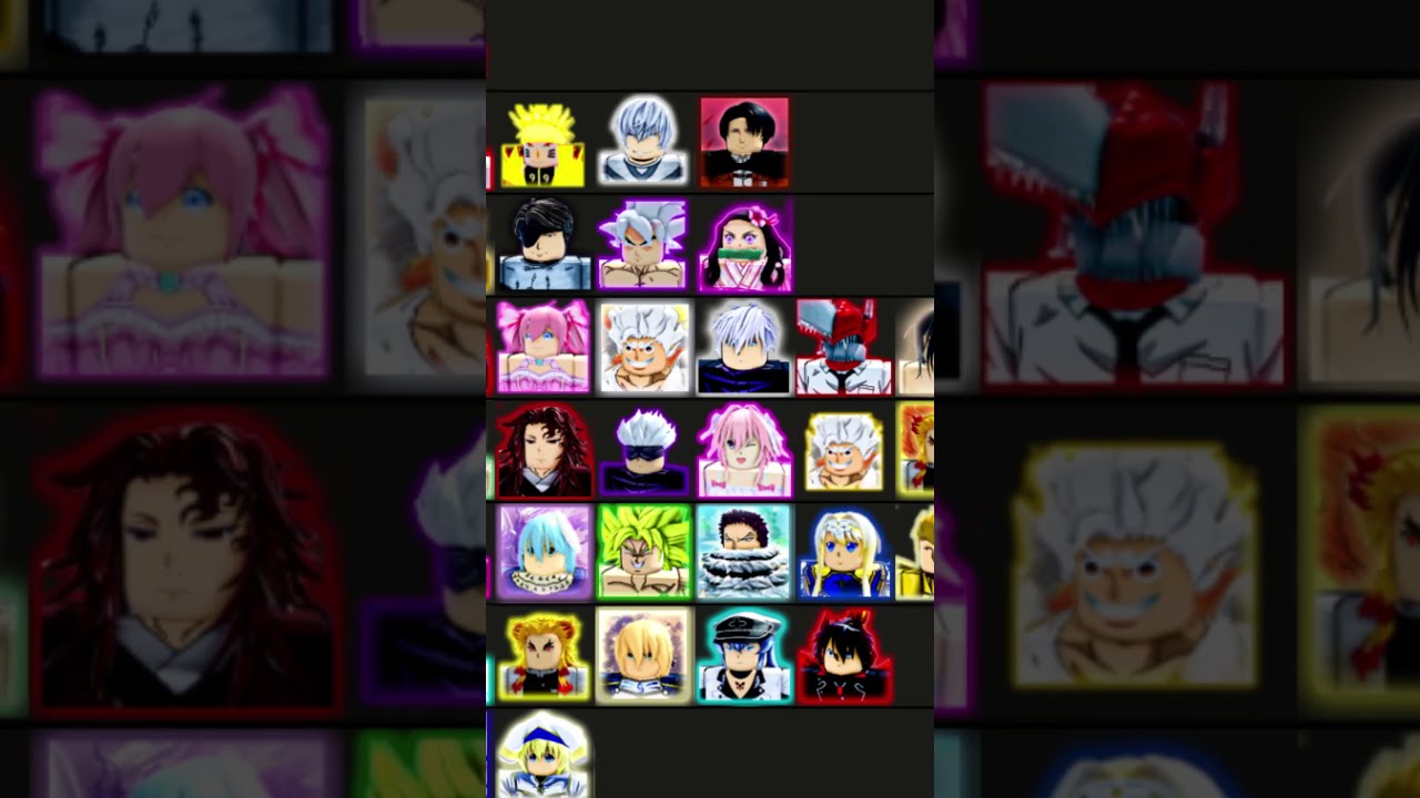 New UPDATED TIERLIST In Anime Dimensions