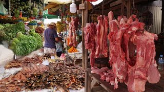 Morning Food Market At Phsar Trapang Preay - Amazing Food At Trapang Prey Market @ Phnom Basith