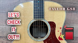 TAYLOR GS8 ACOUSTIC GUITAR!!!