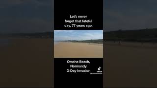 Normandy Visit// Omaha Beach //Let’s not forget D-Day, 77 years later #shorts