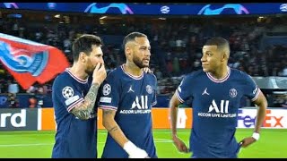 Messi, Neymar and Mbappe destroying Manchester City 2021